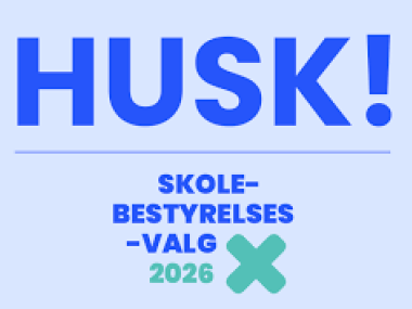 Husk skolebestyrelsesvalg 2026